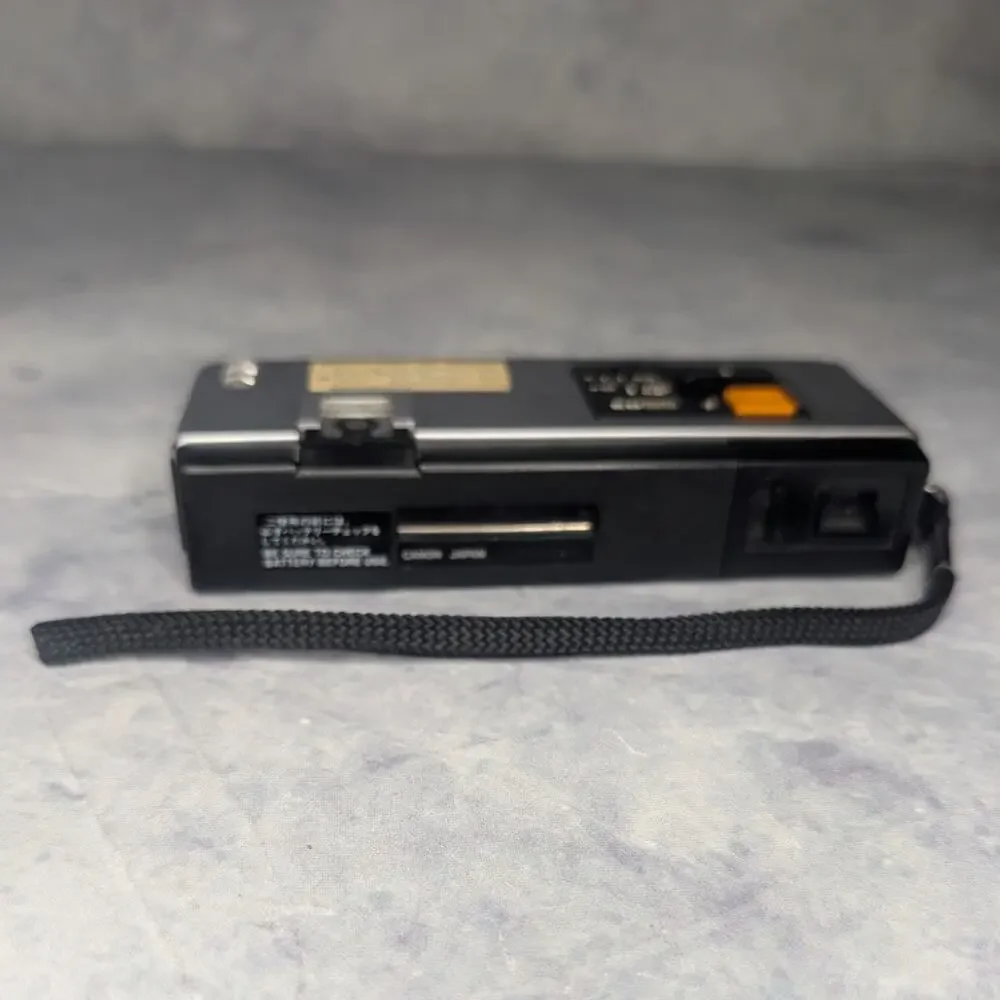 Vintage 1970's Canon 110ED 20 Compact Film Point & Shoot Camera w/ Original Case
